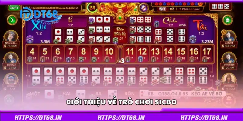 Đôi nét về trò chơi Sicbo